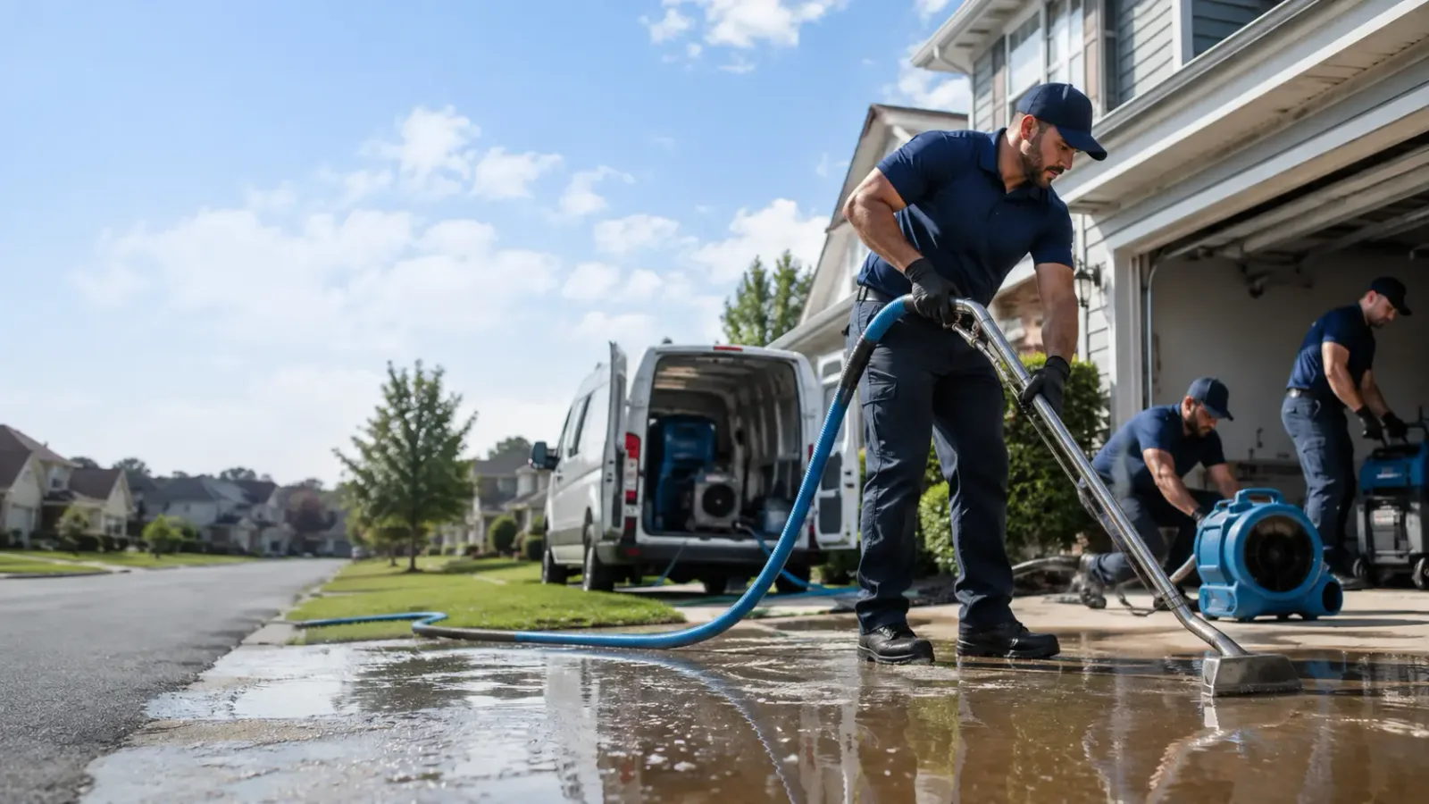 Flood Damage Restoration in New Home, TX
